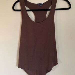 Fashion Nova Chocolate Brown Tank